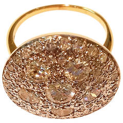 Gold and Silver Diamond Ring