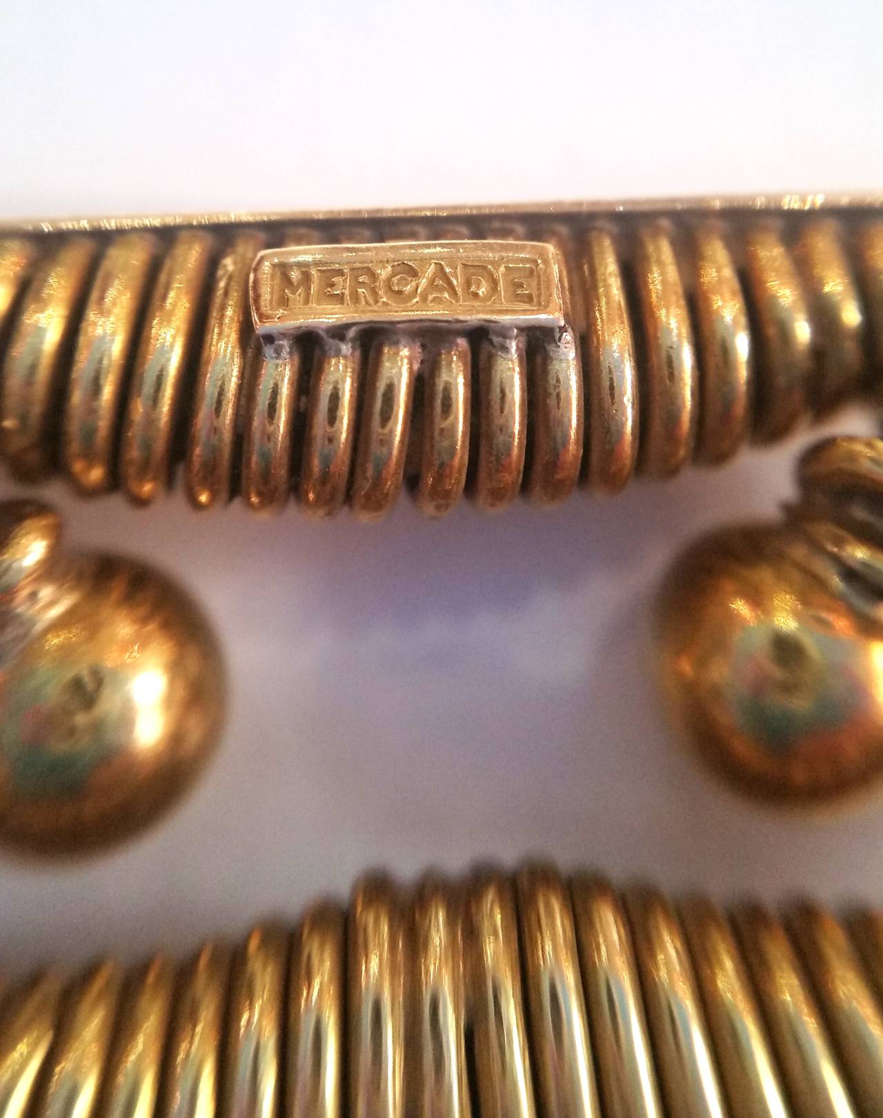 1930s Jaume Mercade Gold Link Bracelet For Sale 1
