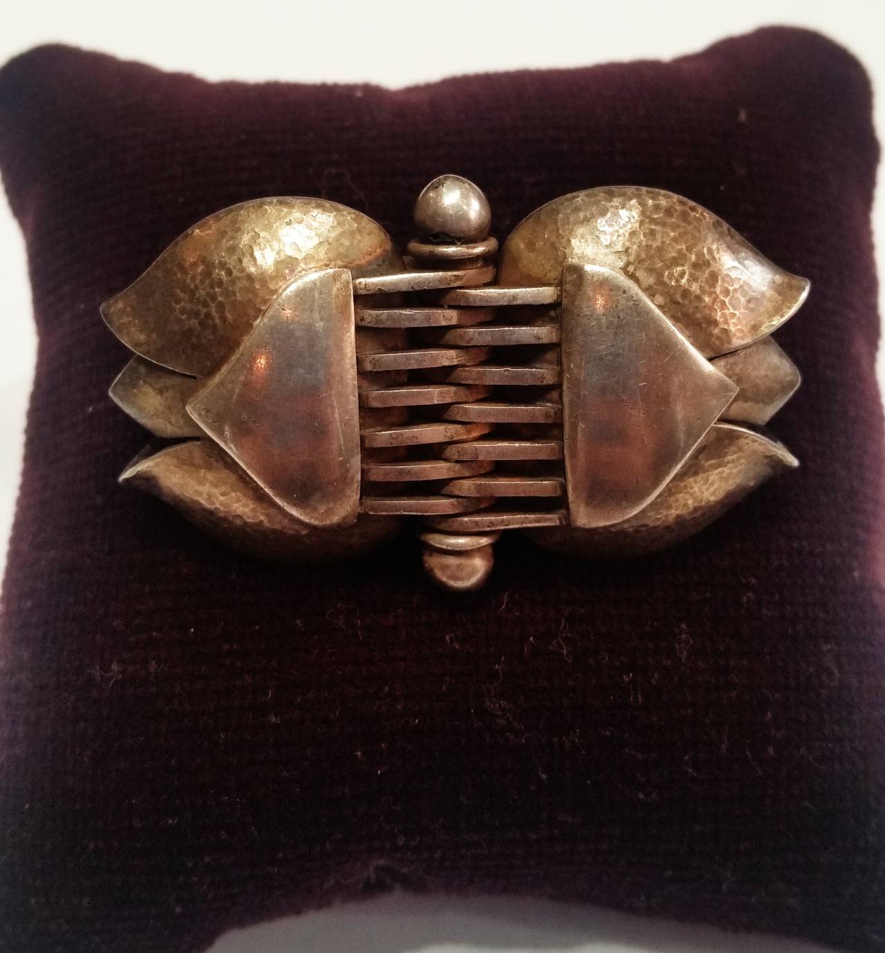 1925 Jaume Mercade Silver Brooch For Sale 2