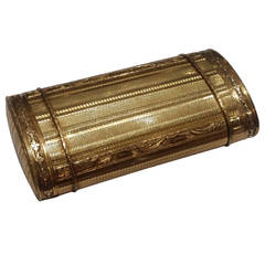 Antique Yellow Gold Box