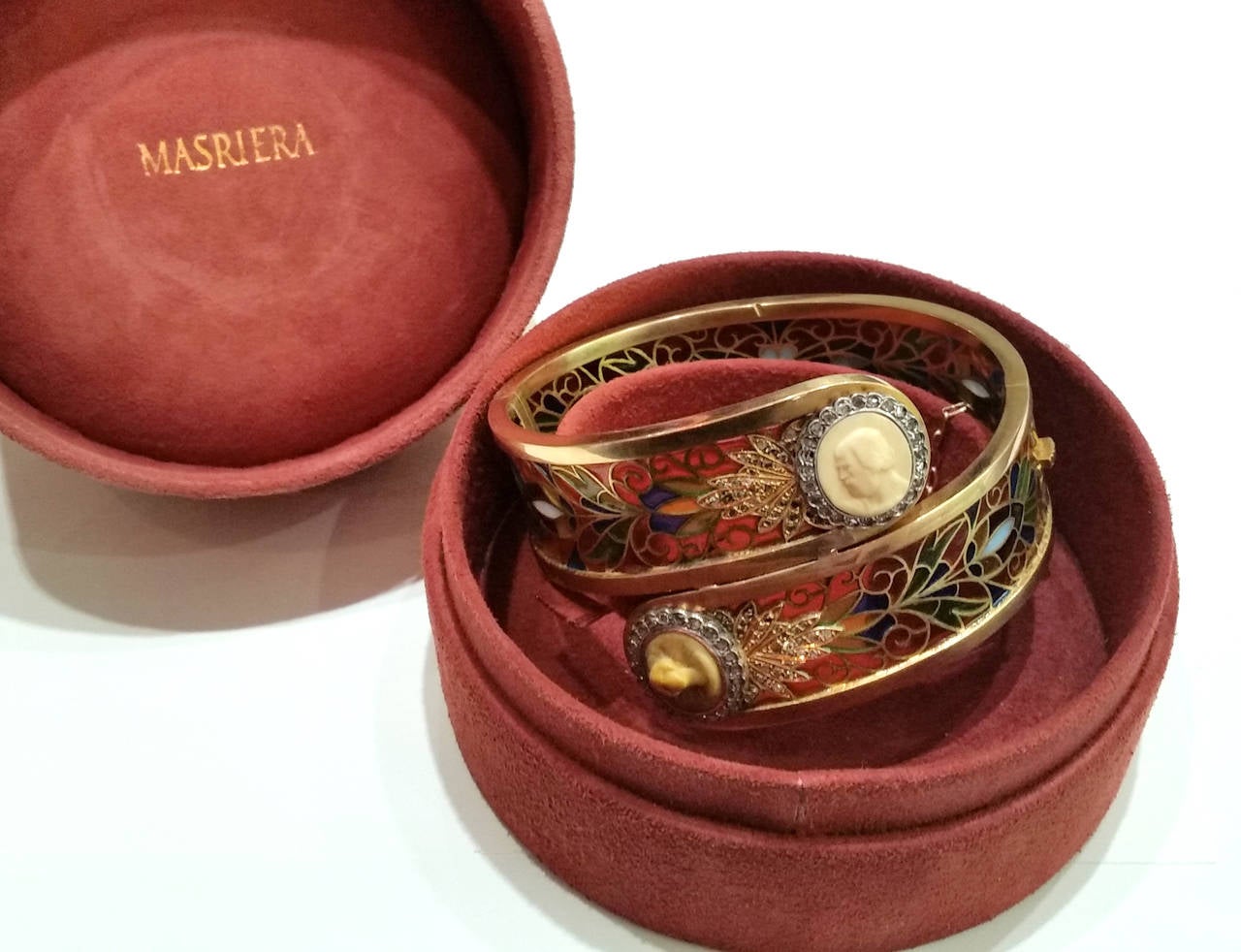 Art Nouveau Masriera y Carreras Bangle Bracelet For Sale 2