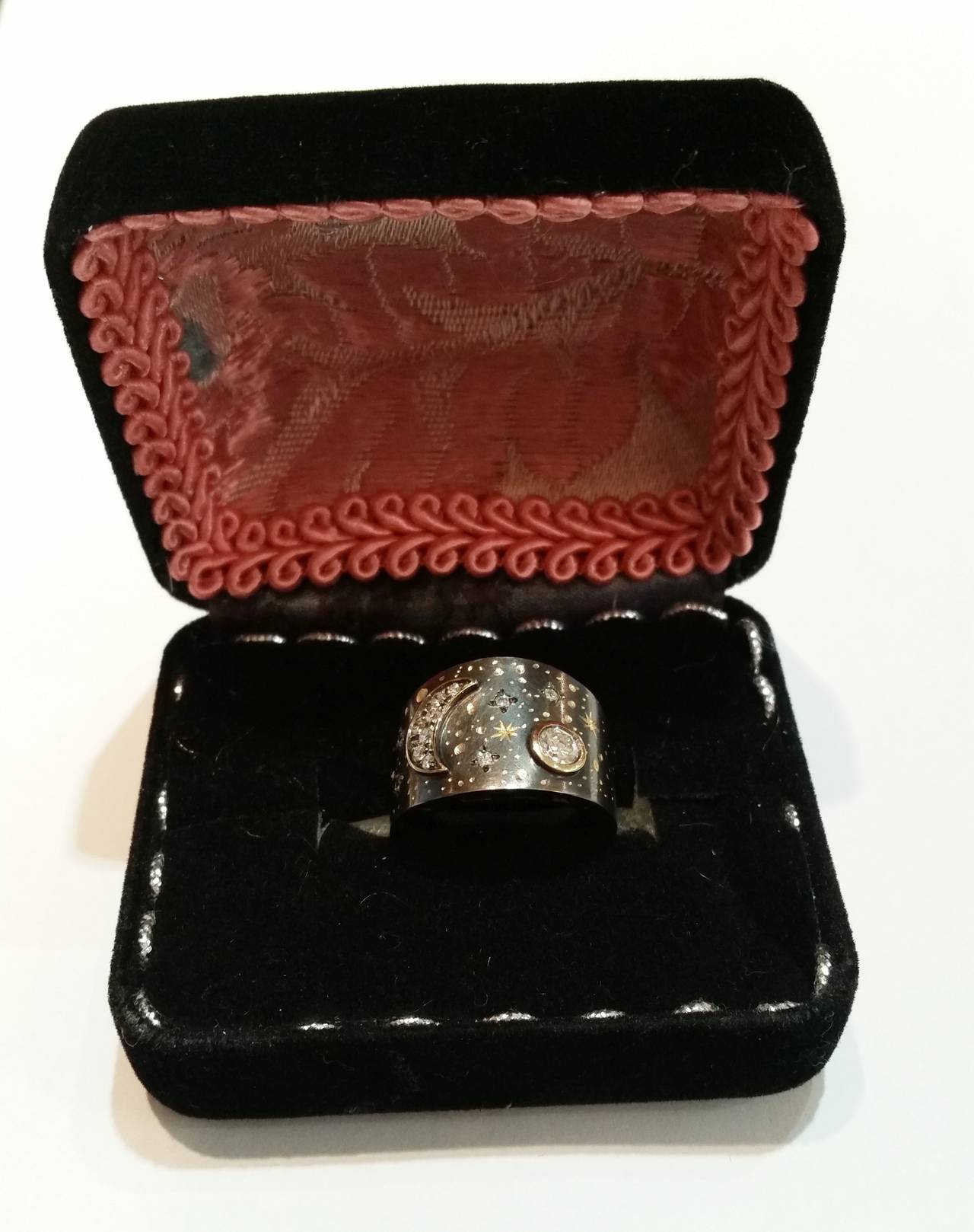 Vicente Gracia Spanish Night Diamond Ring For Sale at 1stDibs