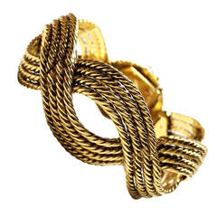 Retro Gold Articulated Bracelet