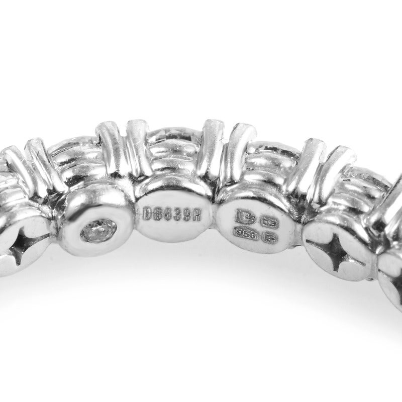 Women's De Beers Diamond Platinum Eternity Band