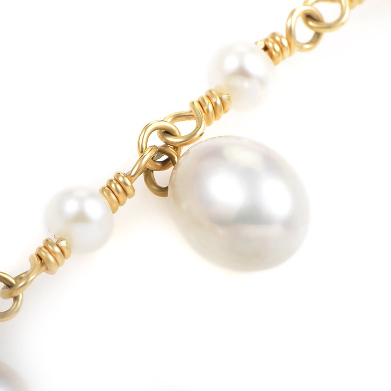 Women's Tiffany & Co. Pearl Gold Choker Necklace