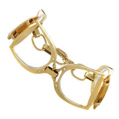 Roberto Coin Cavalli Diamond Gold Bracelet