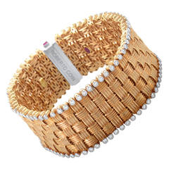 Roberto Coin Appassionata Diamond Gold Bracelet