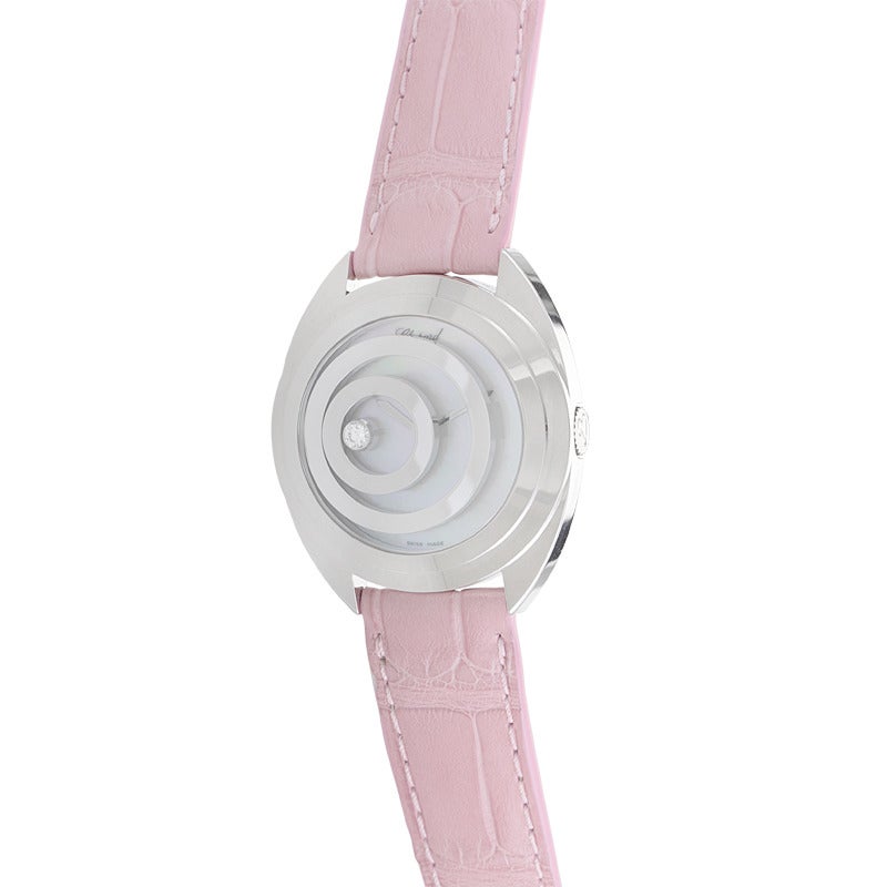 Chopard Lady's Stainless Steel Happy Spirit Wristwatch