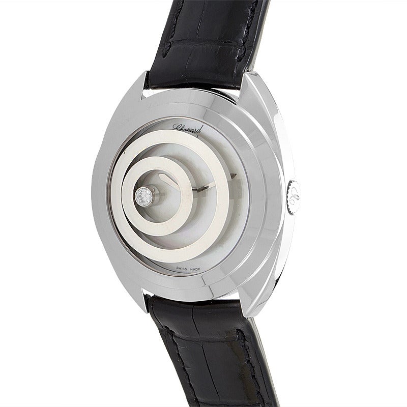 Chopard Lady's Stainless Steel Happy Spirit Wristwatch
