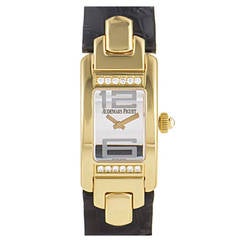Audemars Piguet Lady's Yellow Gold and Diamond Promesse Wristwatch 1