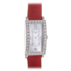 Chopard Lady's White Gold and Diamond Your Hour Wristwatch