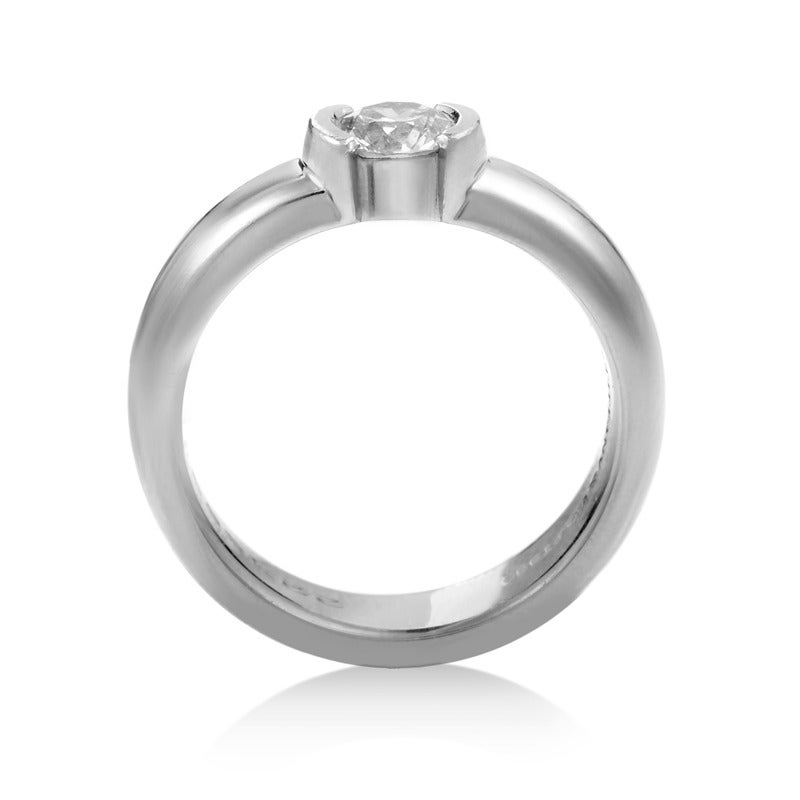 Tiffany & Co. Etoile Diamond Solitaire Platinum Engagement Ring