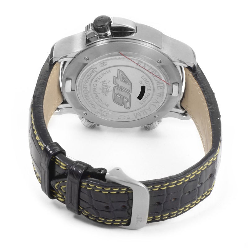 Men's Jaeger LeCoultre Titanium Master Compressor Valentino Rossi automatic Wristwatch