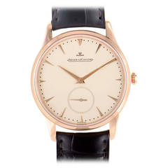 Used Jaeger LeCoultre Rose Gold Master Grande Ultra Thin Automatic Wristwatch