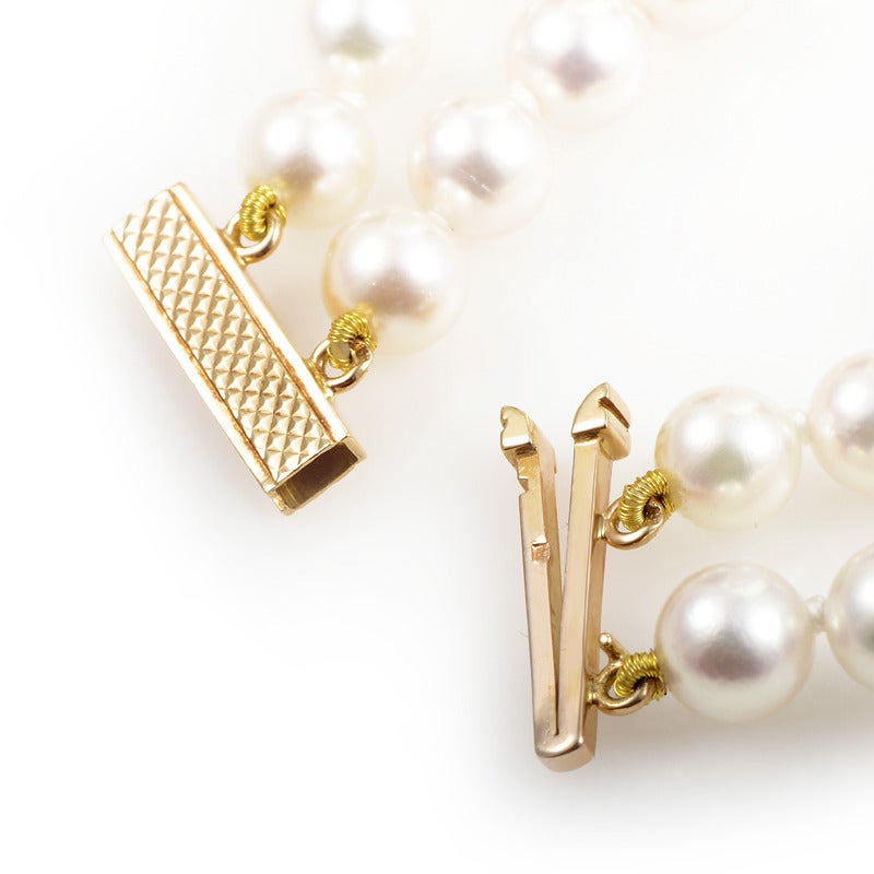 Christian Dior Pearl Diamond Gold Necklace 1