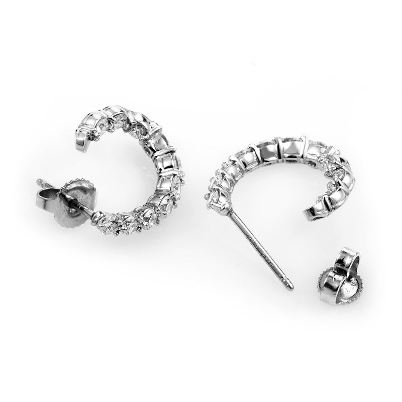 tiffany inside out hoop earrings