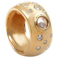 Chopard Happy Diamonds Yellow Gold Band Ring