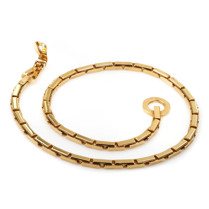 Modern Cartier Agrafe Gold Collar Necklace