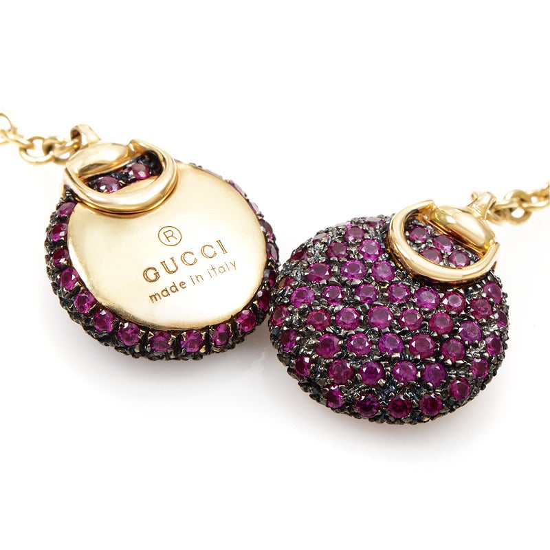 gucci horsebit earrings
