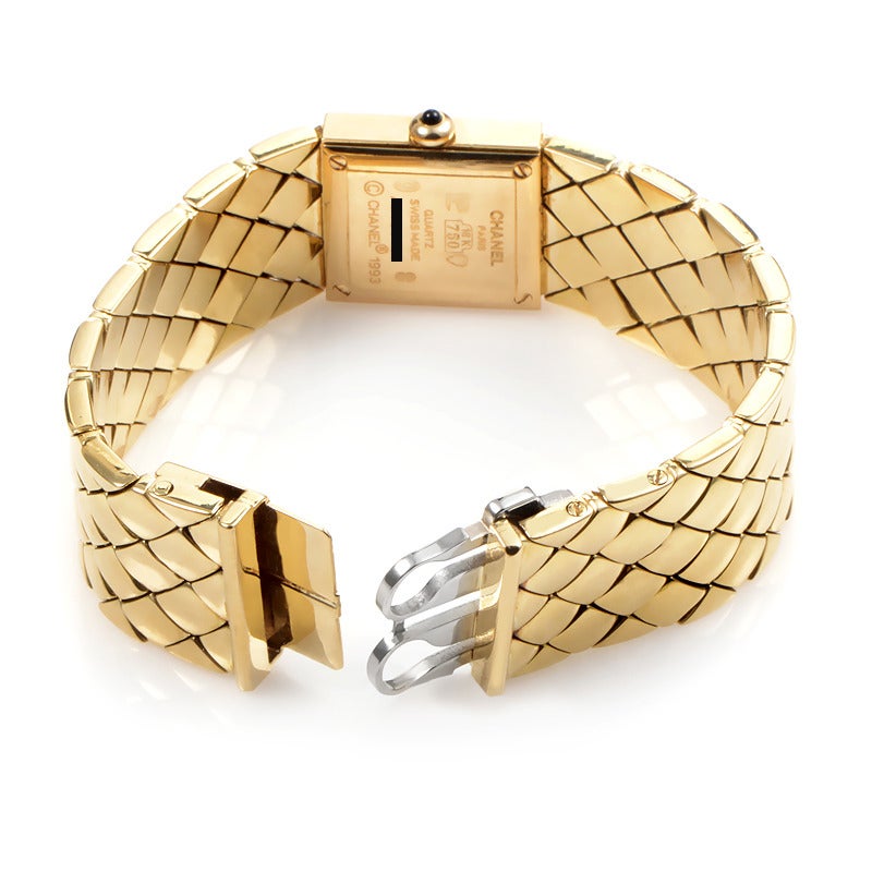 Women's Chanel Ladies Yellow Gold Quartz Wristwatch