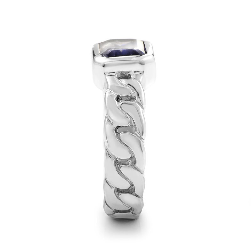 Chanel Iolite White Gold Ring In Excellent Condition In Southampton, PA