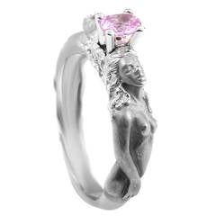 Carrera y Carrera Adam and Eve Pink Sapphire Gold Ring