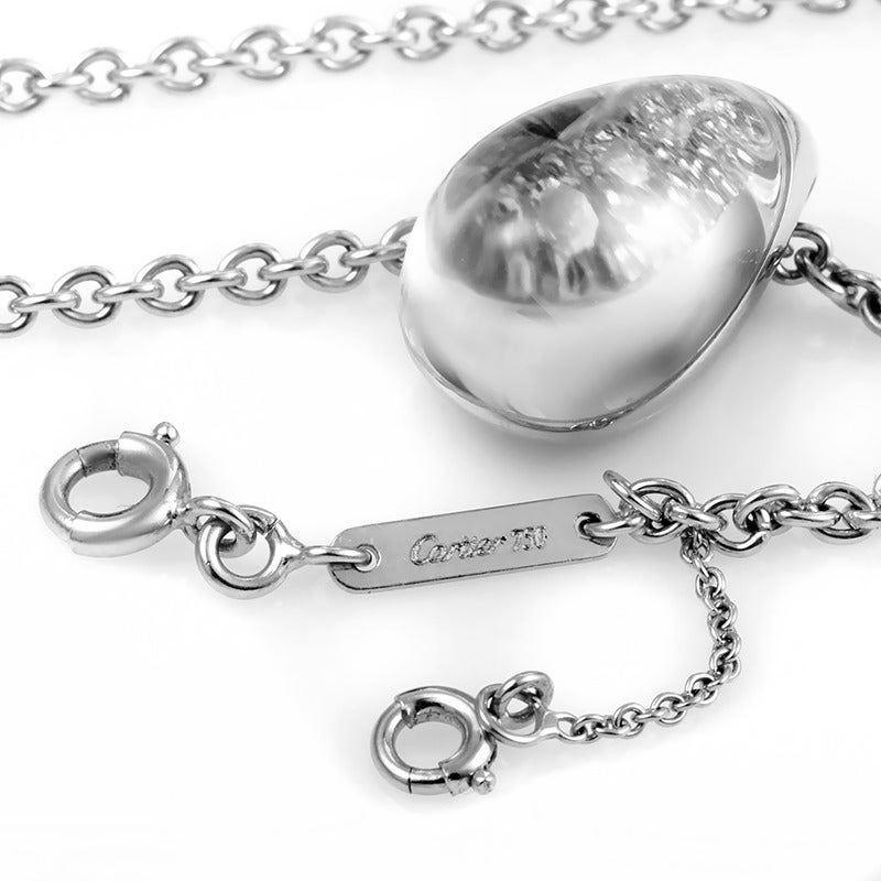  Cartier Myst de Cartier Collier pendentif en or avec cristal de roche et diamant Pour femmes 