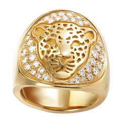 Carrera y Carrera Diamond Gold Tiger Ring Carrera y Carrera Diamond Gold Tiger Ring