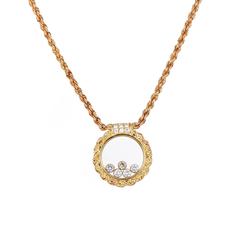 Chopard Happy Diamonds Gold Pendant Necklace