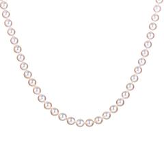 Retro Mikimoto Pearl Gold Necklace