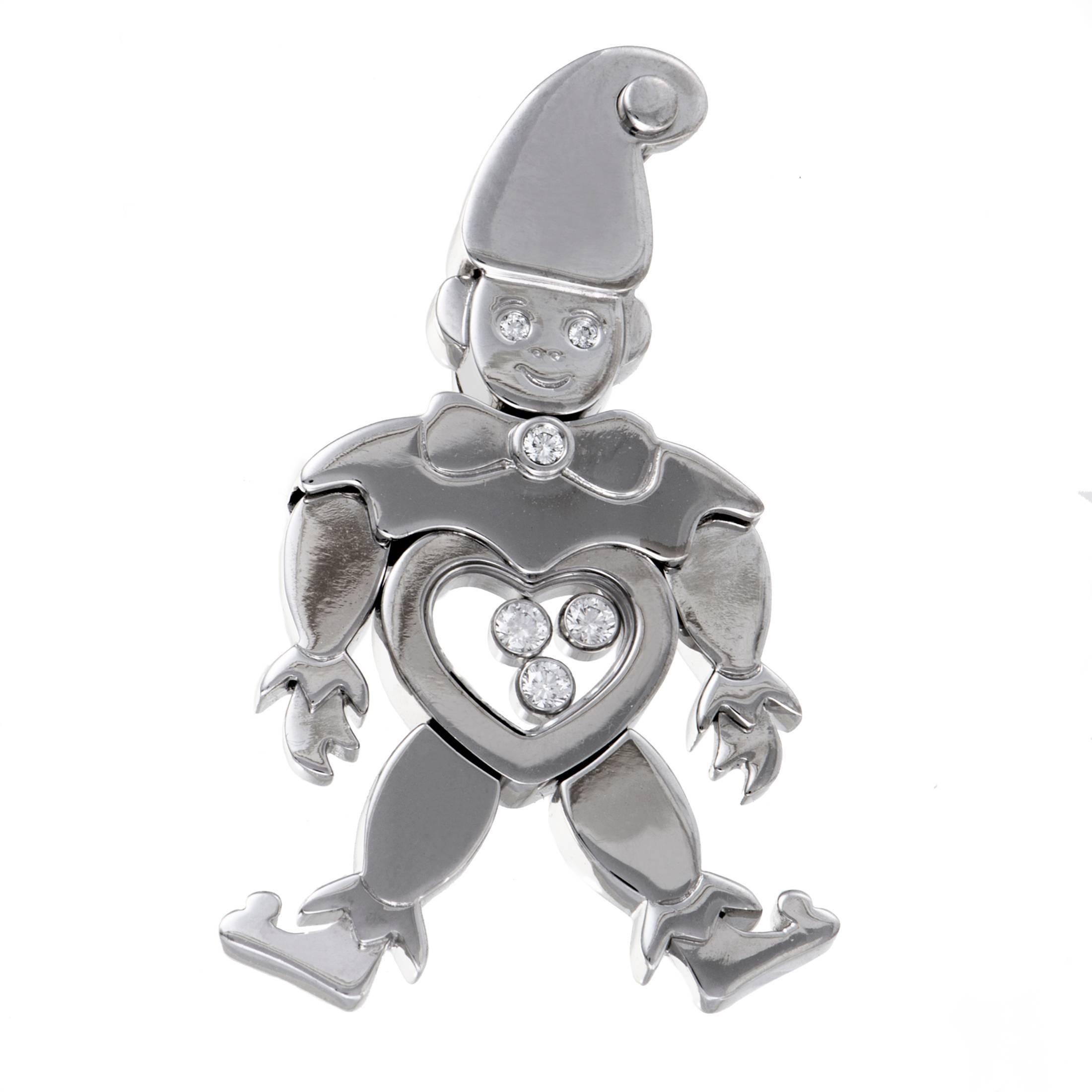 Chopard Happy Diamonds Gold Clown Pendant