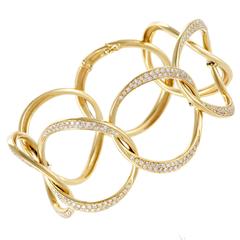 Antonini Diamond Pave Yellow Gold Bracelet