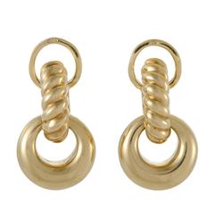 Pomellato Yellow Gold Clip-On Dangle Earrings