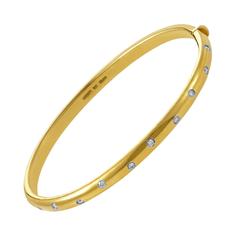 Tiffany & Co. Etoile Ten Diamond Yellow Gold and Platinum Bracelet