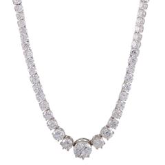 Diamond and White Gold Collar Necklace 5