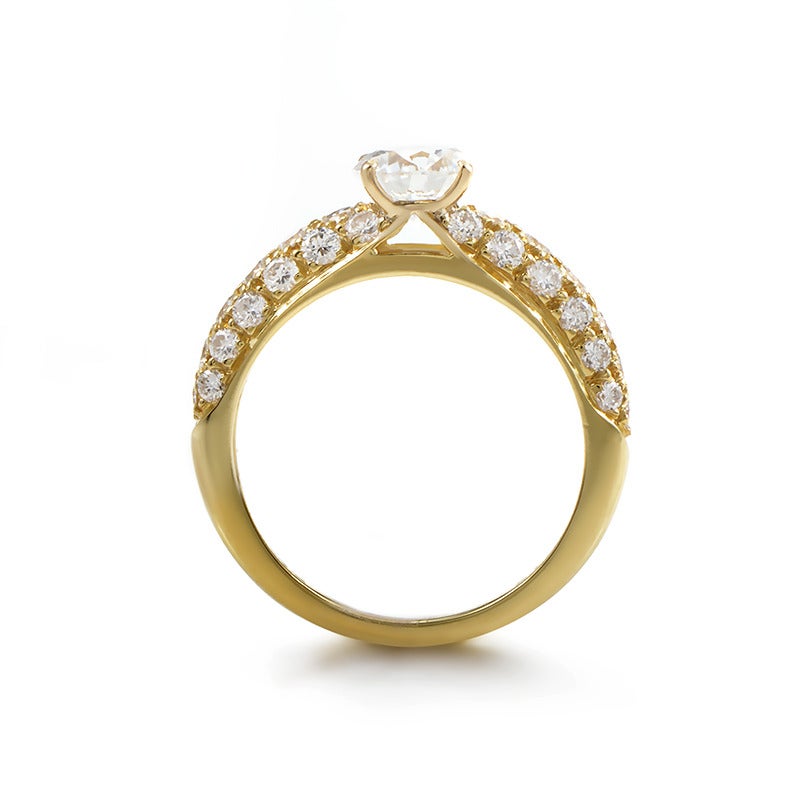 Van Cleef & Arpels Diamond Gold  Engagement Ring