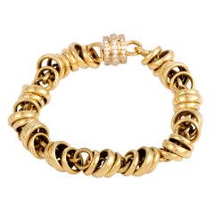 Bracciale in oro giallo con diamanti di Pomellato