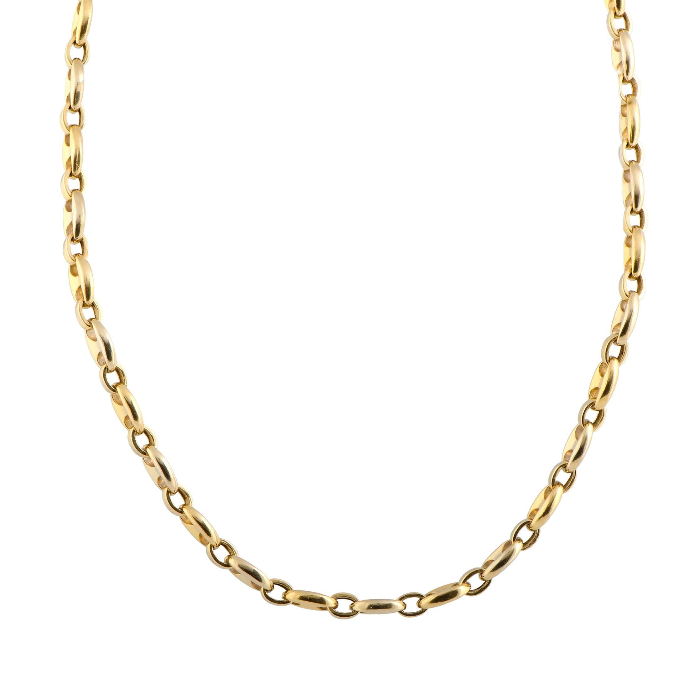 Cartier Yellow Gold Chain Necklace