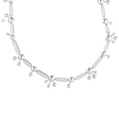 Bulgari Astrale Diamond White Gold Collar Necklace