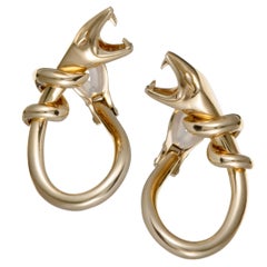 Boucheron Yellow Gold Snake Clip-On Earrings
