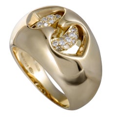 Bulgari Abbraccio Diamond Yellow Gold Ring