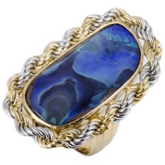 Opal and Gold Cocktail Ring