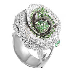 Dior Bagatelle Tsavorite Diamond Rose Ring