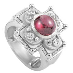 Kieselstein-Cord Tourmaline Diamond Gold Ring 10
