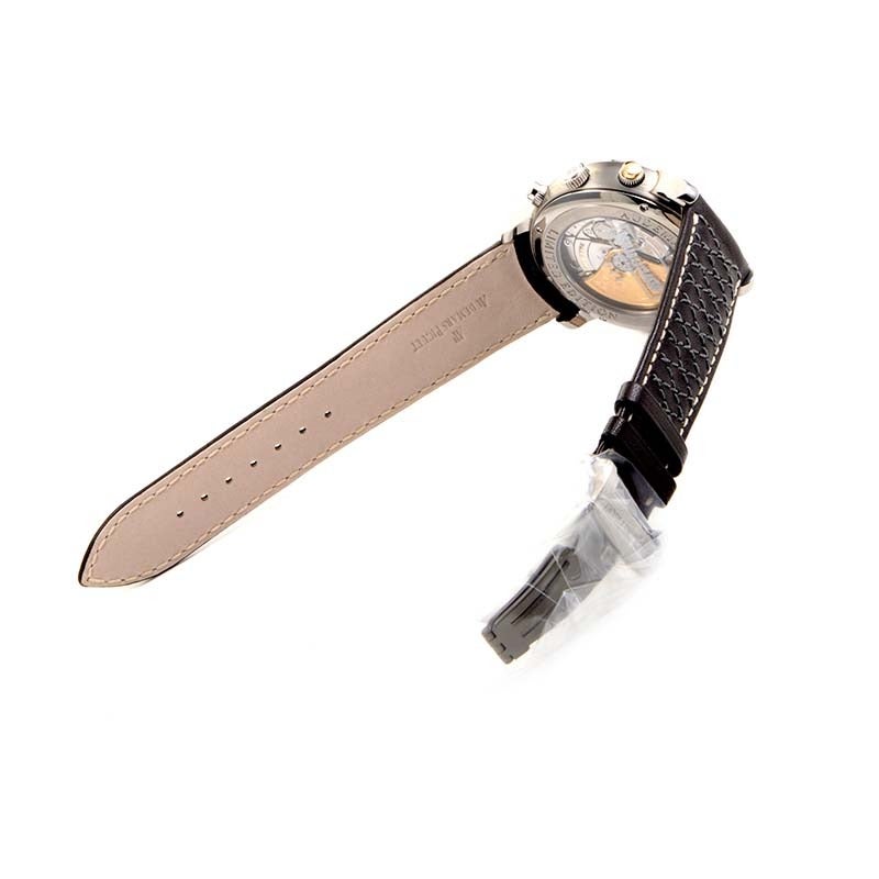 Audemars Piguet Titanium Jules Audemars Gstaad Classic Chronograph Wristwatch In New Condition In Southampton, PA