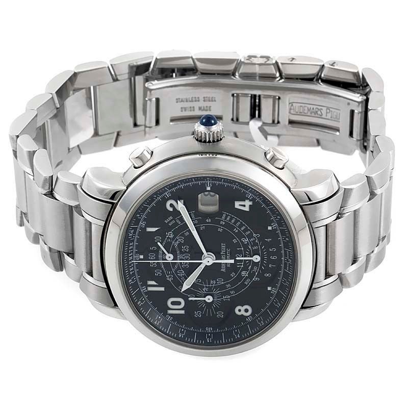 Audemars Piguet Stainless Steel Millenary Chronograph Wristwatch