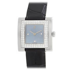 Audemars Piguet Lady's White Gold Diamond Quartz Wristwatch