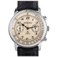 Audemars Piguet Jules Audemars White Gold Chronograph Automatic Wristwatch