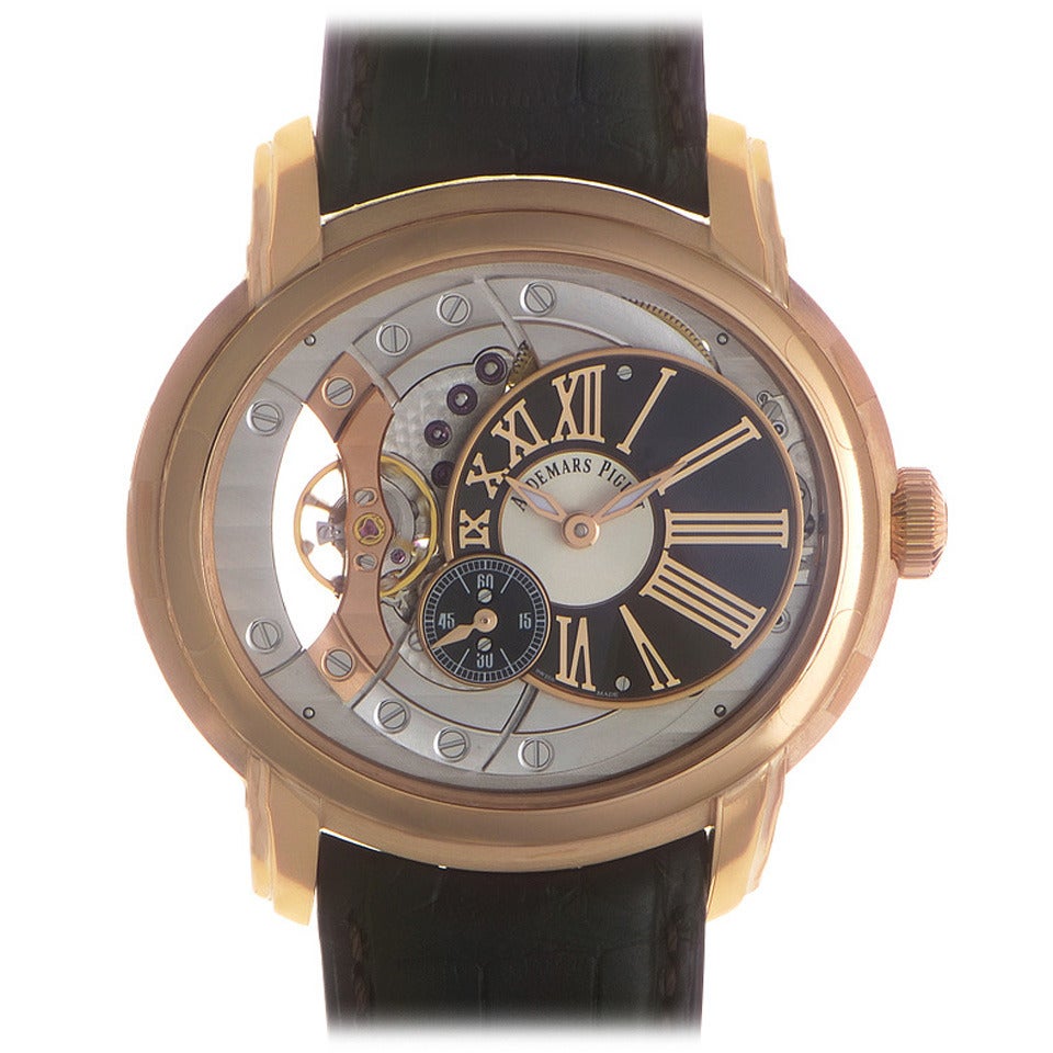 Audemars Piguet Rose Gold Millenary Automatic Wristwatch