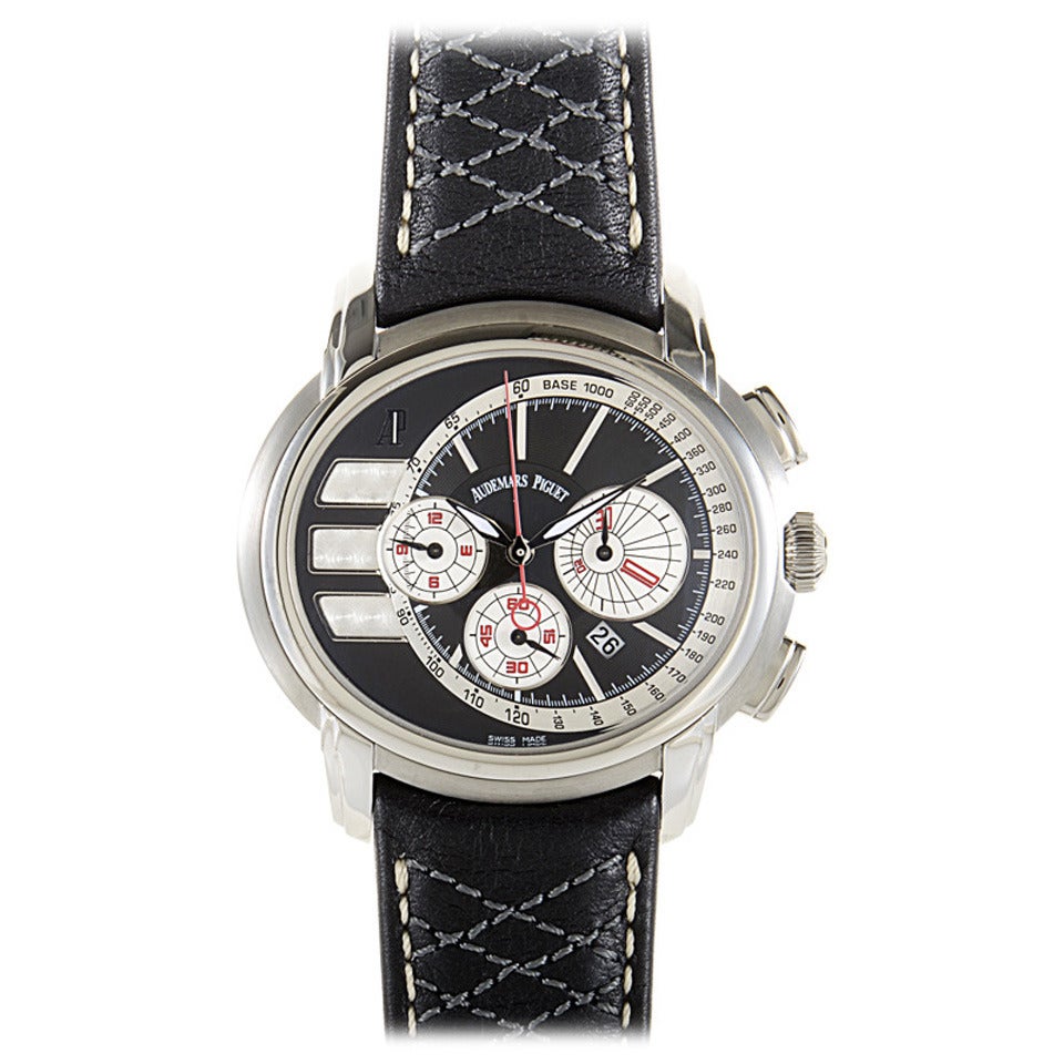 Audemars Piguet Stainless Steel Millenary Chronograph Tour Automatic Wristwatch